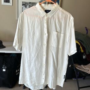 Scotch and Soda men’s white Linen shirt